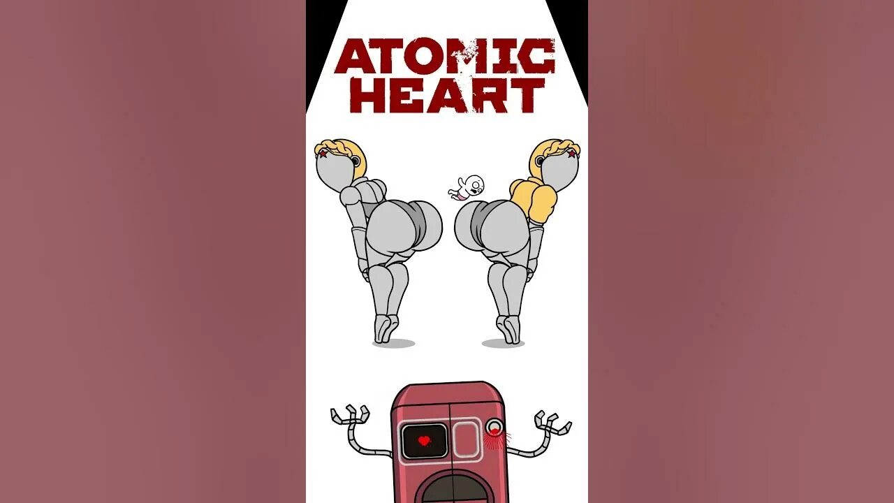 Атомик харт киндер. Атомик Харт геймплей. Atomic Heart мемы. Атомик Харт открытка. Atomic Heart плакаты.