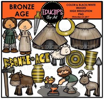 Bronze Age Clip Art Bundle (Color and B&W) - Edu Clips.