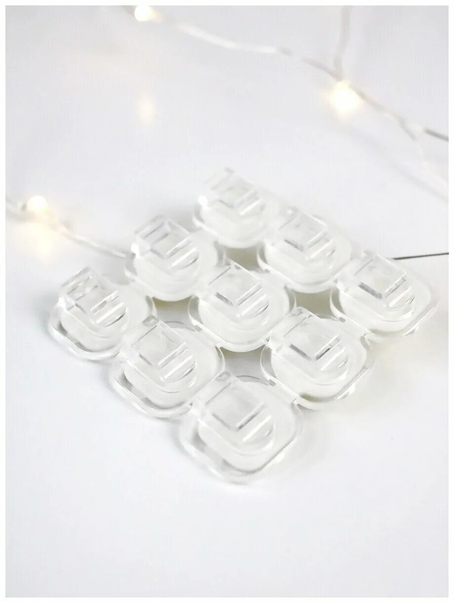 держатель самоклеящийся для проводов и гирлянд tundra, 18 шт 5019382. самоклеющиеся крючки для гирлянд прозрачные. клипсы для гирлянд command 17026clr. самоклеющиеся крючки для гирлянд прозрачные. самоклеющийся держатель для проводов.