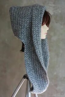 Снуд капюшон крючком