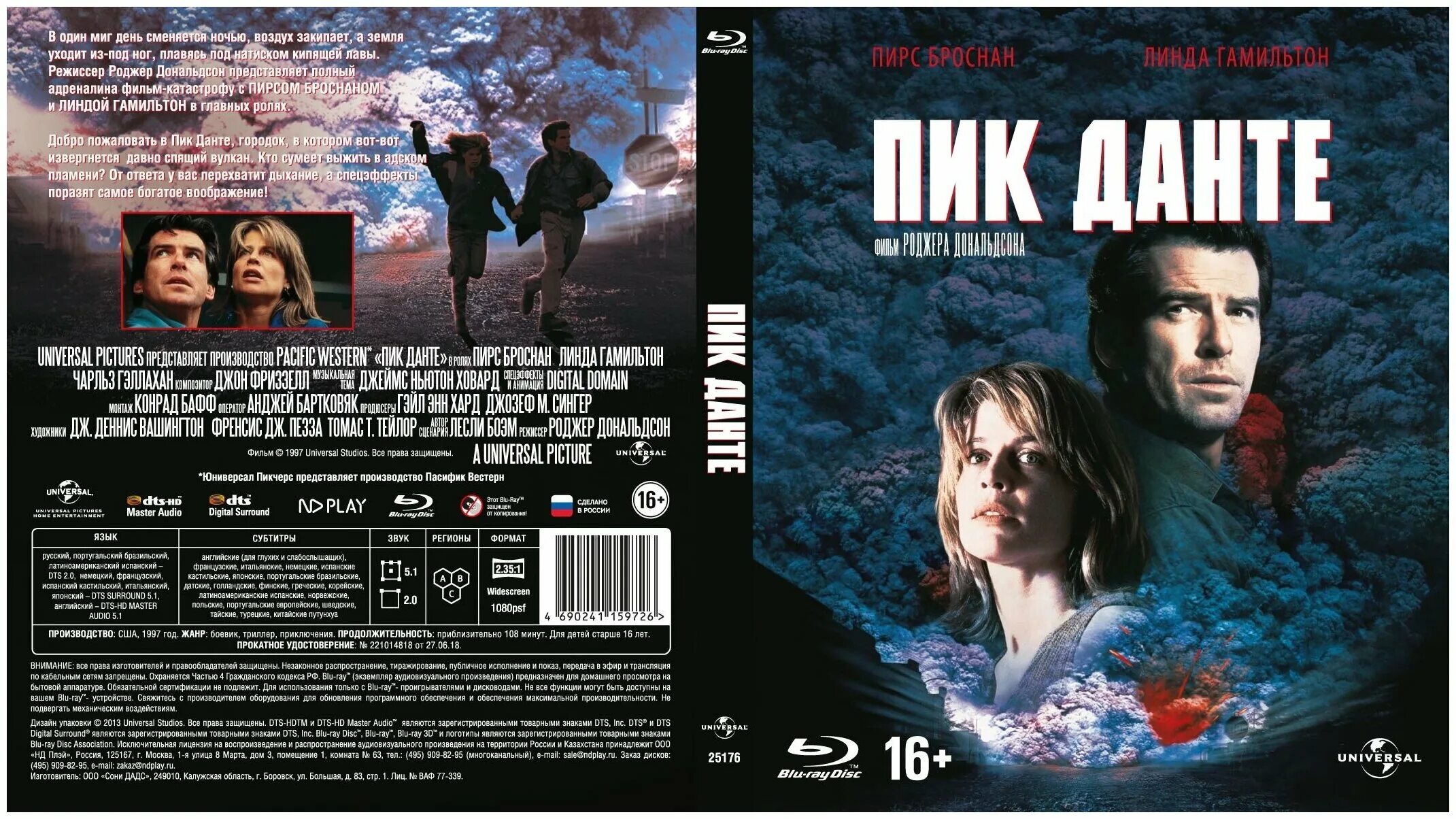 Пик Данте. Dante's Peak (1997). Пик данте карта