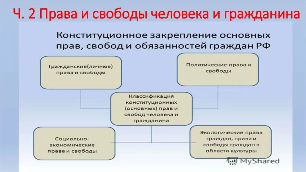 Особенности прав гражданина рф