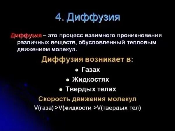 Диффузия - Химия