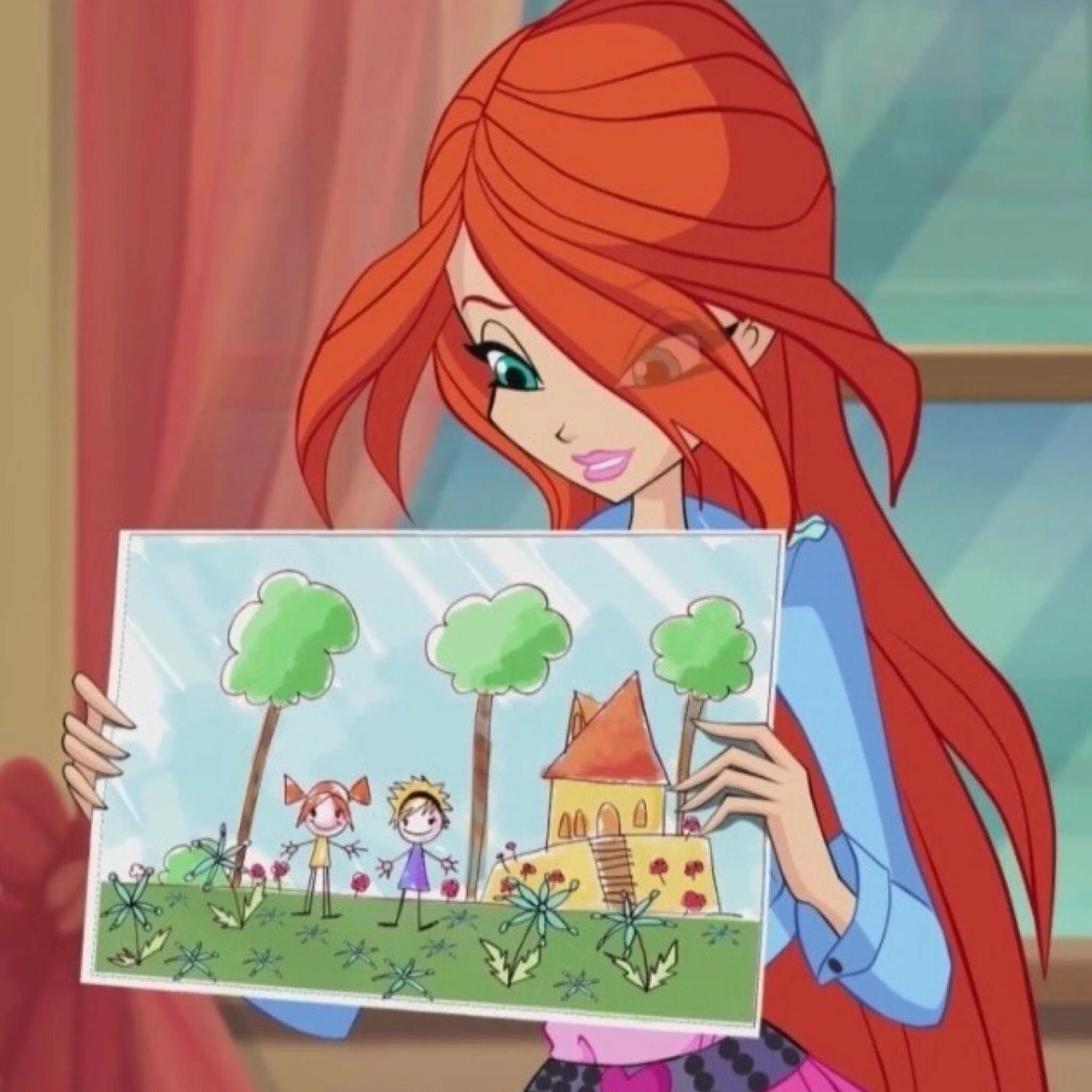 Дроп блум. Winx club. блум. блум из винкс скриншоты. винкс родители блум.