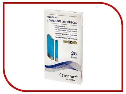 Тест полоски сателлит экспресс 50 штук