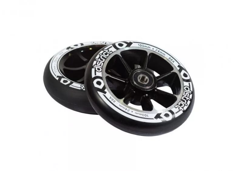 Колеса Дистрикт 110. Колёса 100x24mm PU Wheels 88a/полый сердечник. Колёса на трюковой самокат 110 мм бело чёрные. Колёса на трюковой самокат 110 дистрик. Купить колеса 110