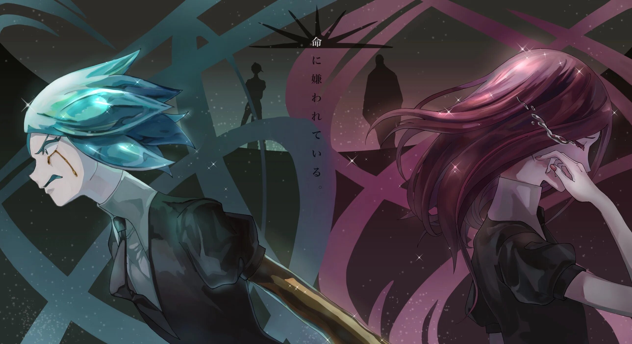 Самоцвет фосфофиллит. Страна самоцветов обои. Houseki no kuni фосфофиллит. Houseki no kuni diamond. Страна самоцветов обои.