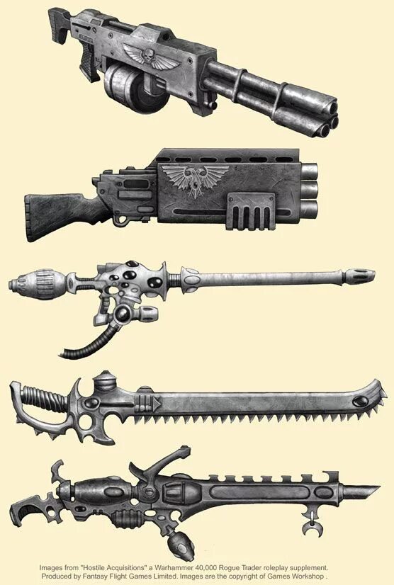 Rogue trader weapons