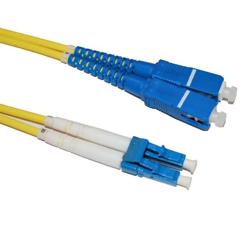 Соединение оптического кабеля. Оптические разъемы FC LC SC. LC/UPC-SC/APC. Optical Patchcord(LC/PC-LC/PC/10m/Single-Mode). Патч-корд,LC/UPC,SC/APC,Single-Mode,3m,g.657a2,2mm,LSZH.