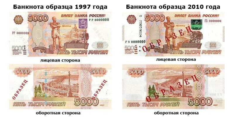 Проверка подлинности 5000 купюры. 5000 Рублей признаки подлинности. Пять тысяч рублей купюра как отличить подделку 1997. Степень защиты 5000 купюры. Образцы денежных знаков