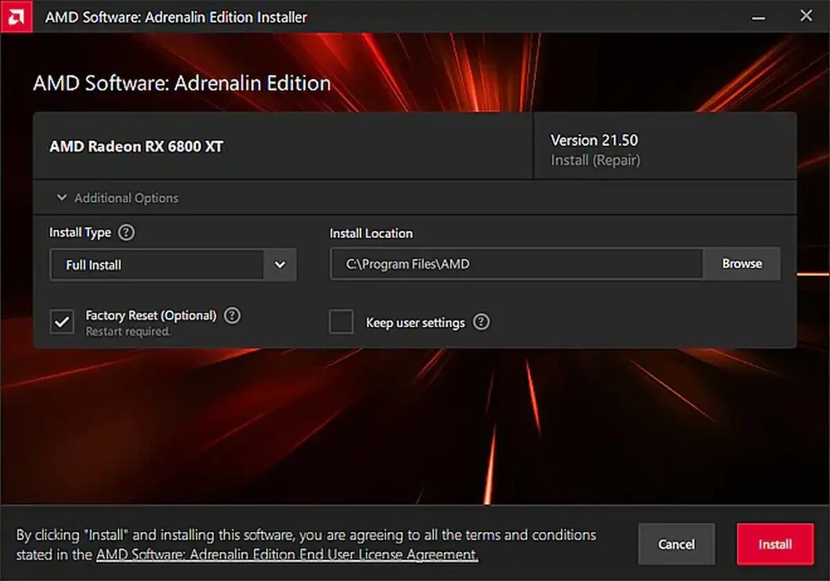 Ошибка установки драйвера radeon