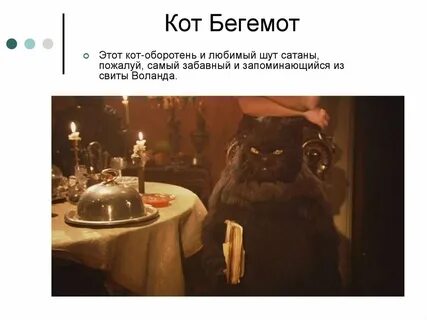 Как звали кота из маргариты