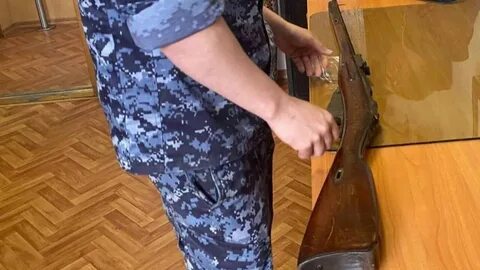 Нашли винтовку