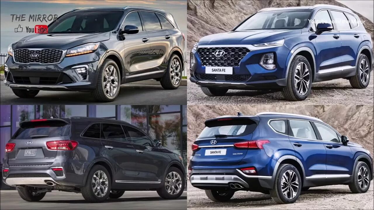 Santa Fe 2019 vs Sorento 2019. Kia Санта Фе 2019. Соренто Прайм Санта Фе 2019. Киа САЕТАФЕ 2019. Сравнение хендай санта фе