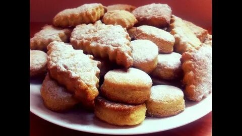 Простое печенье с сахаром на маргарине