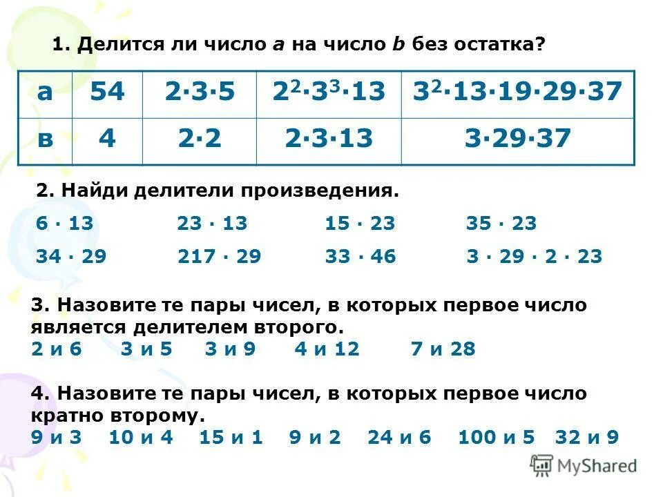 Выполни деление заменяя делитель произведением