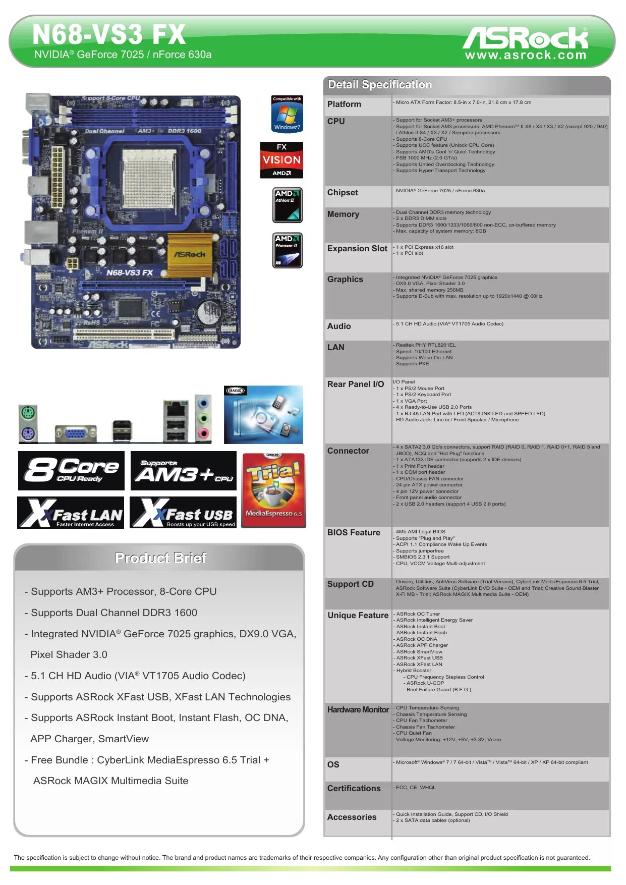 Vt1705 audio codec