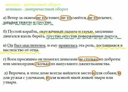 Предложения в которых есть сравнение