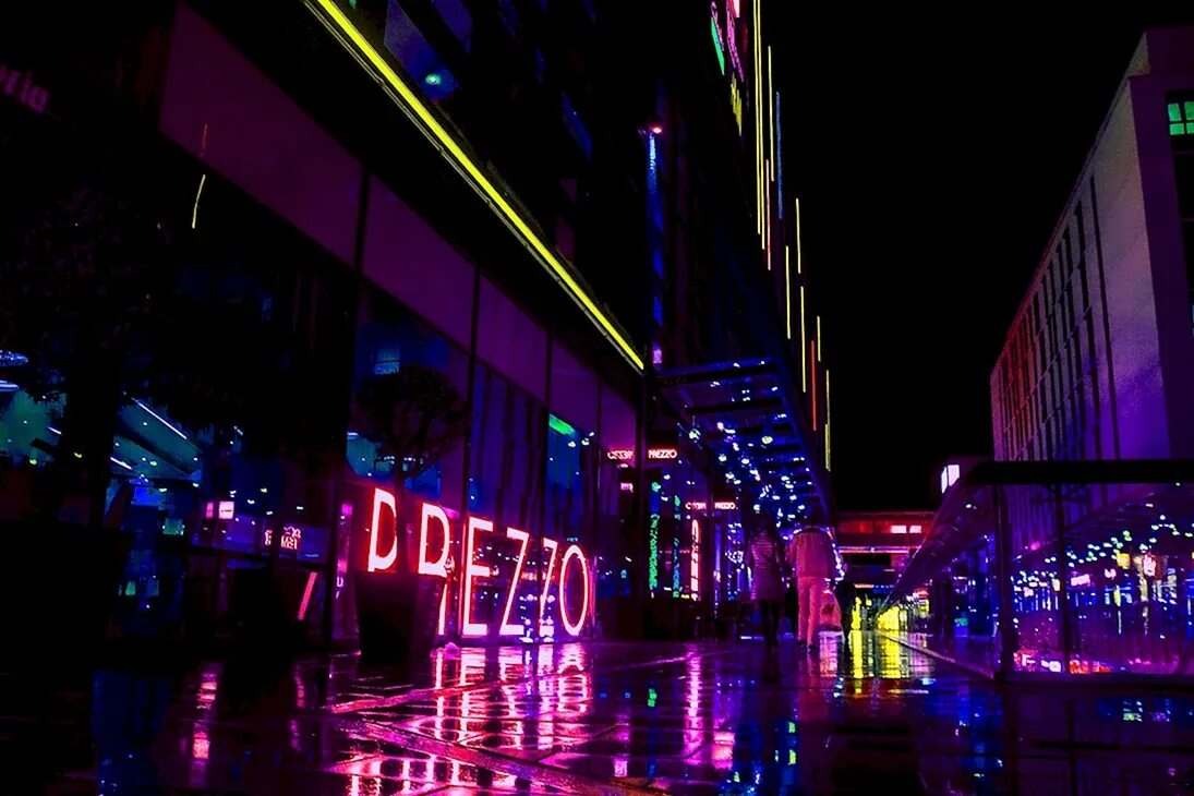 Город ночь неон. Город ночью. Неоновый город. Ночной город улица. Неоновый город.