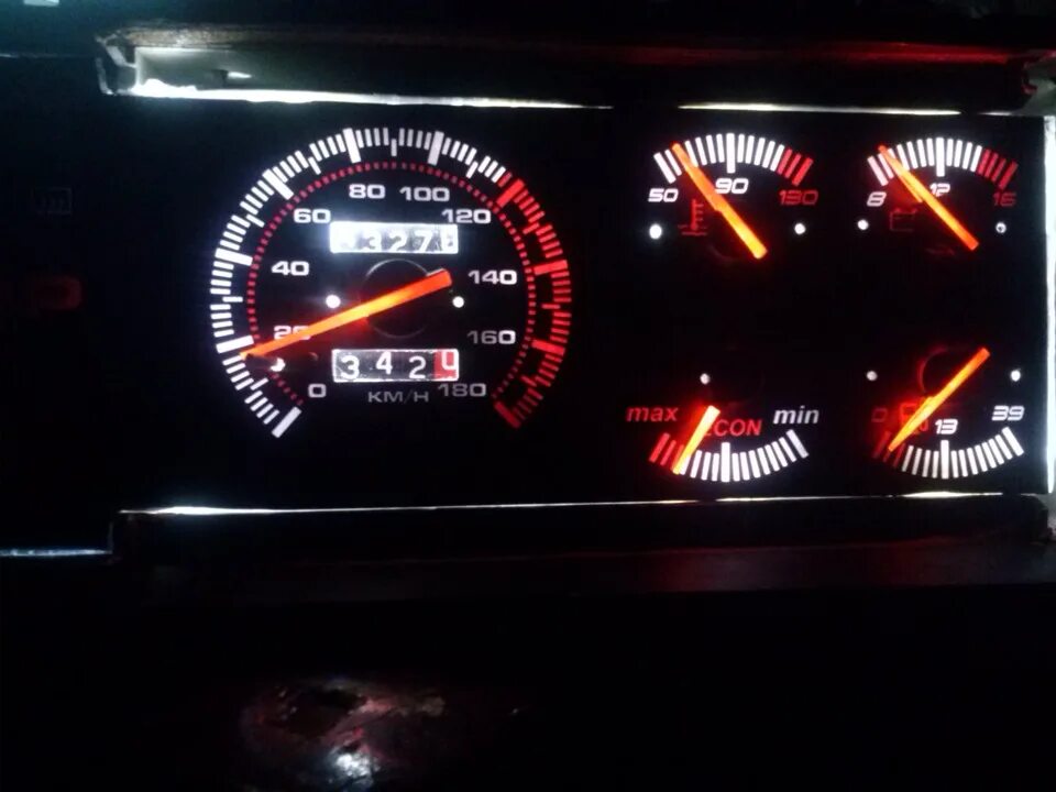 Переделка приборной панели ВАЗ 2109 ( новые шкалы+ светящиеся стрелки) - DRIVE2