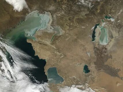 Каспийское море сейчас