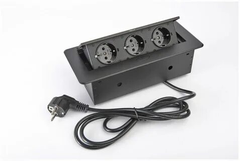 Встраиваемая выдвижная розетка с usb
