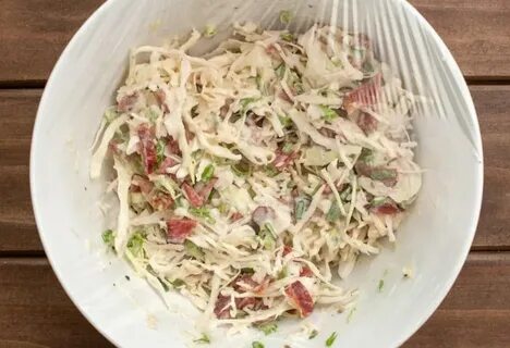 Капуста с беконом