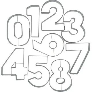 Трафарет цифры 23