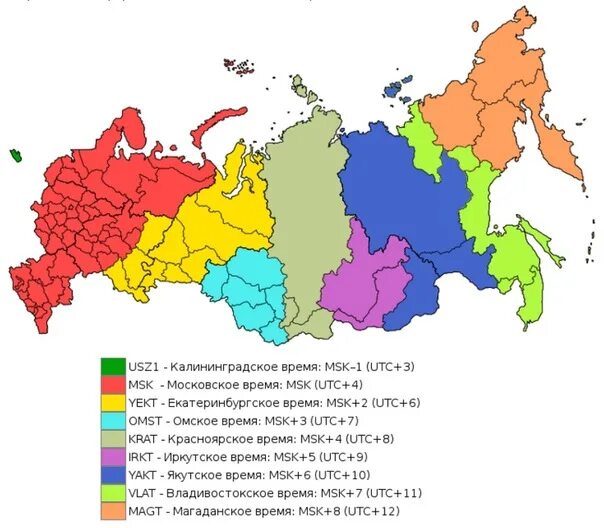 Московское utc 3