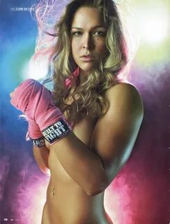 Na revista VIP: Ronda Rousey, "cruel, perigosa e linda" .