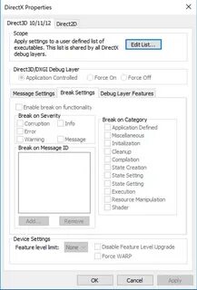 Dxcpl windows 10 64 bit