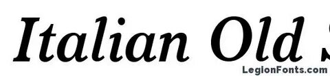 Font style italic bold