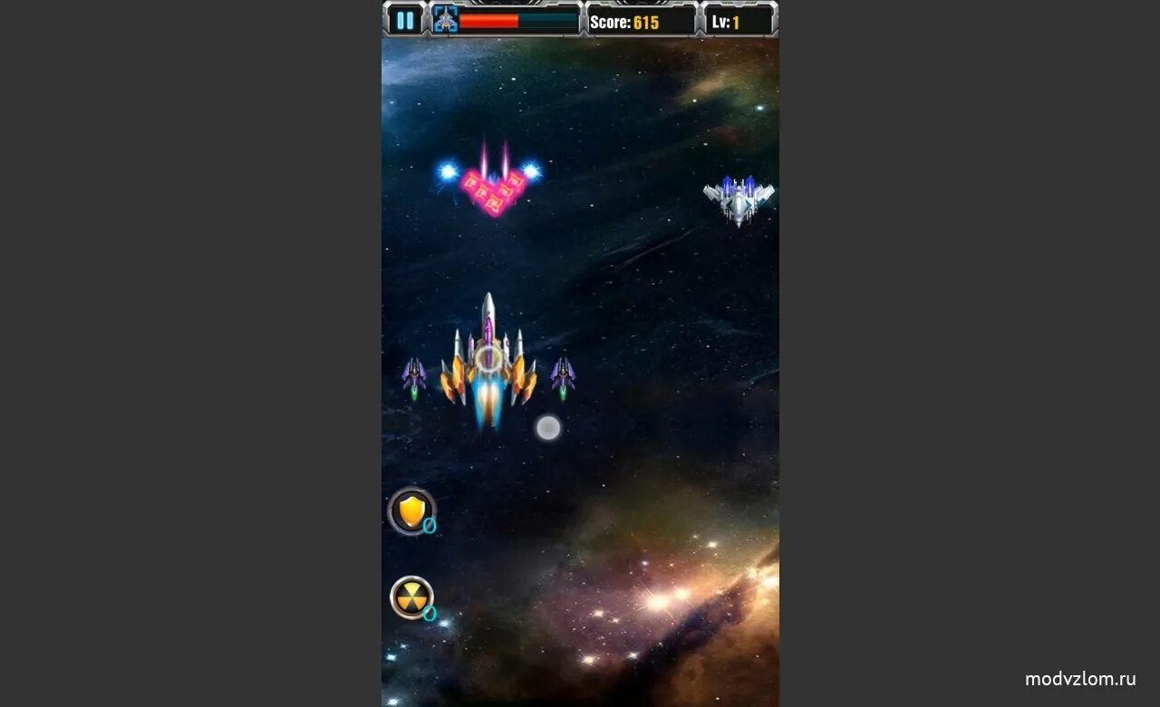 Galaxy attack мод