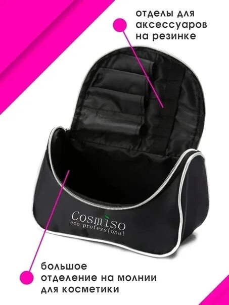 Cosmiso eco professional. Косметичка брендированная. Cosmiso. Мужская косметичка фирменная чёрная. Дорожная косметичка Садовод.