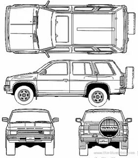 Nissan terrano габариты