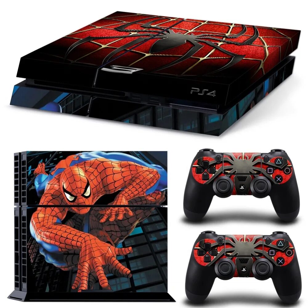 Геймпад ps4 Spider man. PLAYSTATION 4 геймпад Spider man. Ps4 Spider man консоль. Ps4 Spider man комплект. Паук на плейстейшен 4