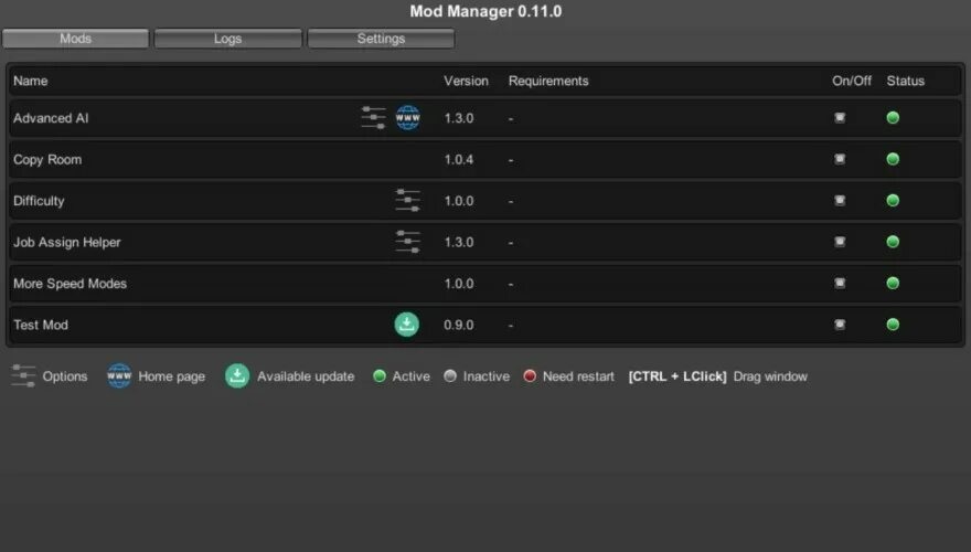 Mod Manager. Nexus Mod Manager. Unity Mod Manager. Unity Mod Manager 0.20.0.0.