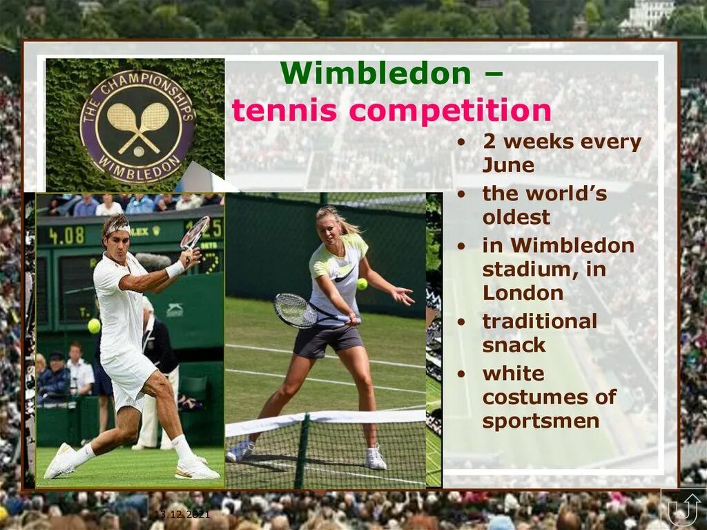 Спортивные мероприятия на английском языке. Wimbledon теннис презентация. Sport events презентация. Wimbledon Stadium in London. Английский sporting 7 класс