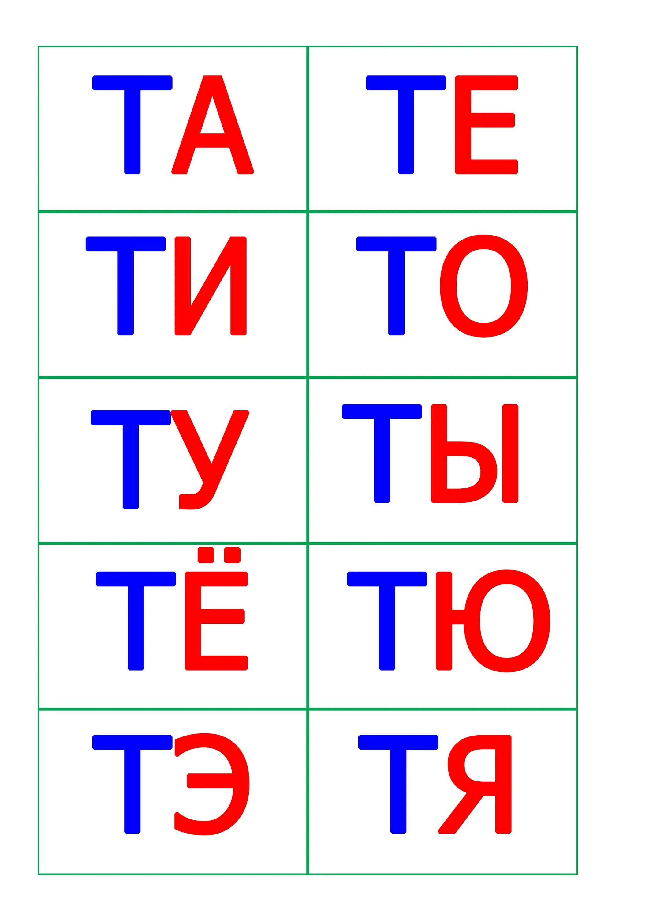 Чтение слогов с буквой т. Слоги для чтения карточки. Карточки со слогами для детей. Слоговые карточки для дошкольников.