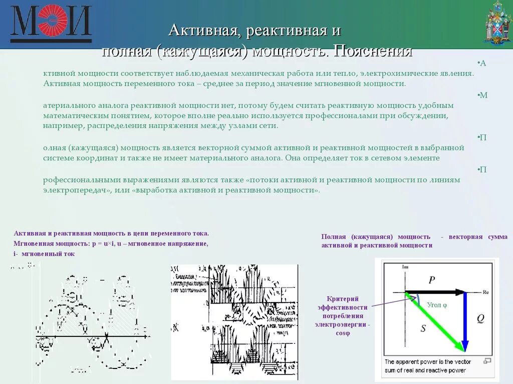 Полная мощность элемента. График активной и реактивной мощности. как найти активную реактивную и полную мощность. реактивная мощность формула. измерение активной реактивной и полной мощностей схема.