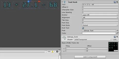 Unity fonts