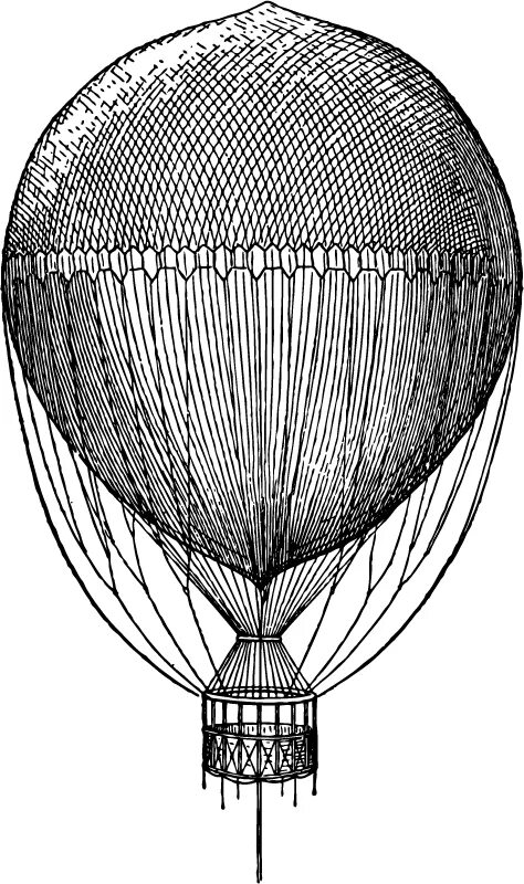 На воздушном шаре графика. Монгольфьер 19 век. Старинный воздушный шар. Воздушный шар иллюстрация. Старинный воздушный шар с корзиной.