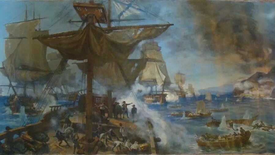 Адмирал нахимов синопское сражение. 30 ноября 1853 года черноморский флот под командованием вице-адмирала. Боголюбов синопское сражение. 1827 год наваринское морское сражение. Разгром турецкой эскадры русским флотом.