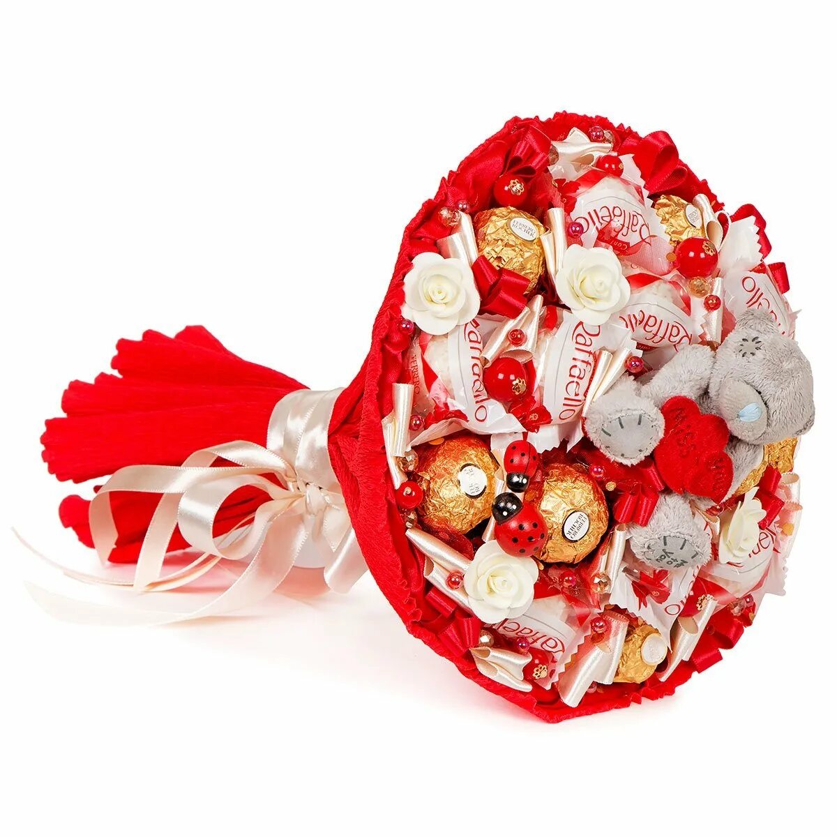 букет из конфет рафаэлло. букет из конфет рафаэль. букет из конфет рафаэлло мастер класс. букет с рафаэлло и ферреро роше. букет из конфет из рафаэлок.