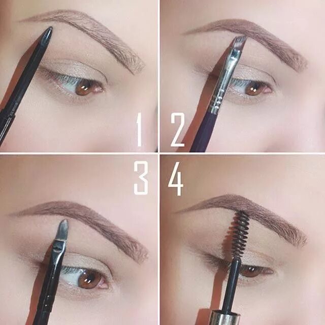 Как правильно накрасить брови карандашом пошагово Makeup RC Cosmetics  Eyebrow makeup, Perfect eyebrows, Eye m