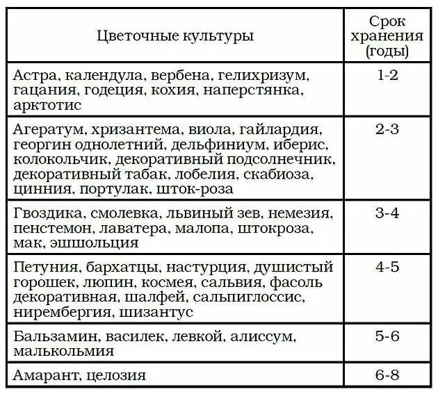 Срок хранения семян капусты. Сроки хранения семян цветов таблица. сроки хранения семян цветочных культур. сроки годности семян цветов таблица по годам. срок хранения семян таблица.