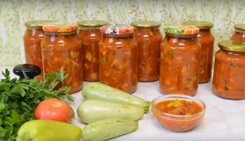 Рецепты закаток из кабачков