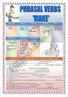 Verb make exercises