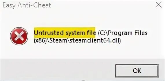 Untrusted system file c