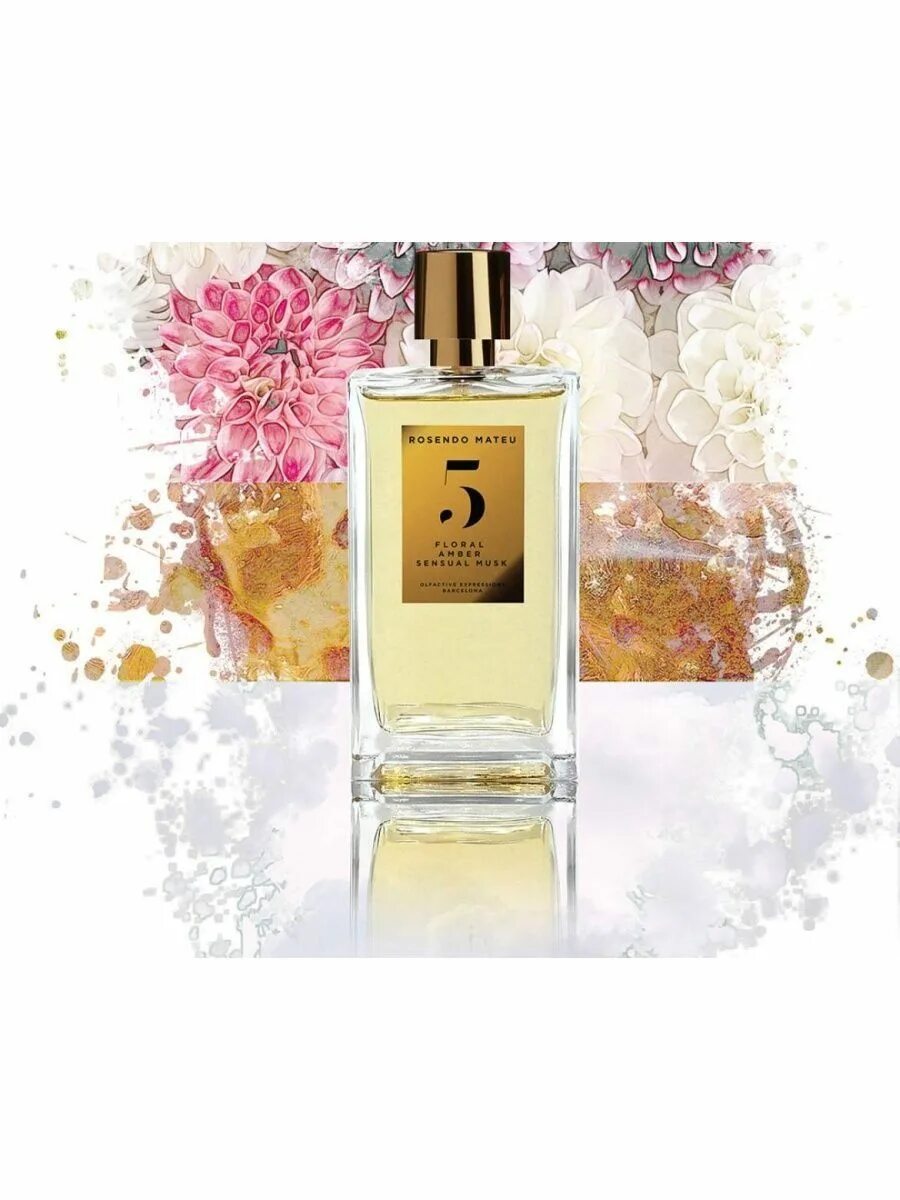 Rosendo Mateu Olfactive expressions № 5 Floral Amber sensual Musk. Духи Rosendo Mateu 5. Rosendo Mateu №5 Floral, Amber, sensual Musk EDP 100ml Tester. Rosendo Mateu nº 5 Floral, Amber, sensual Musk.